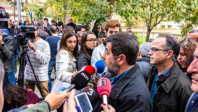 Jordi Sànchez amb Jordi Turull
