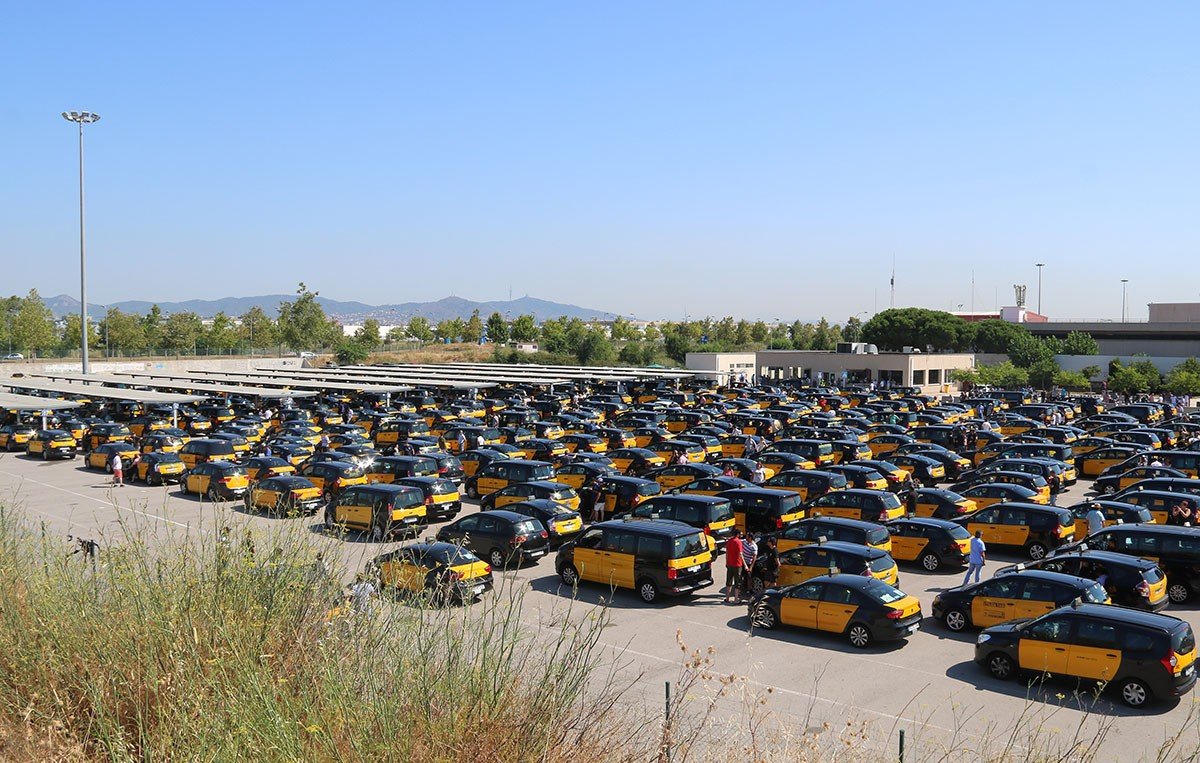 Huelga taxistas