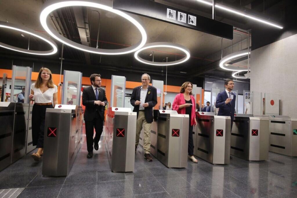Inauguración de la línea 10 Sur del metro de Barcelona