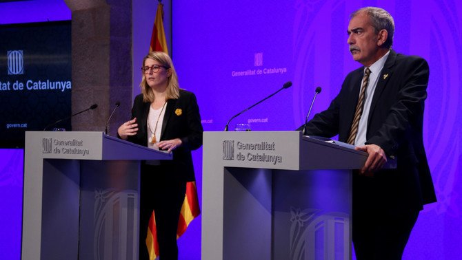 Elsa Artadi con Pau Villòria