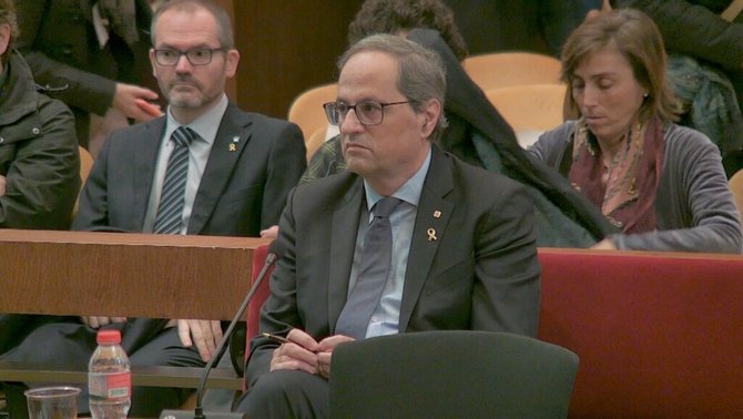 Quim Torra en el TSJC