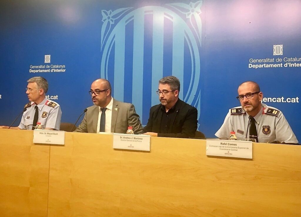 Miquel Esquius, Miquel Buch y Andreu Joan Martínez