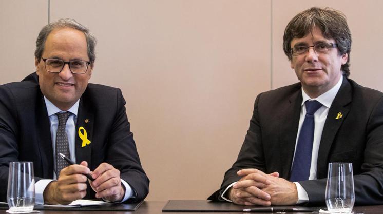 Quim Torra i Carles Puigdemont