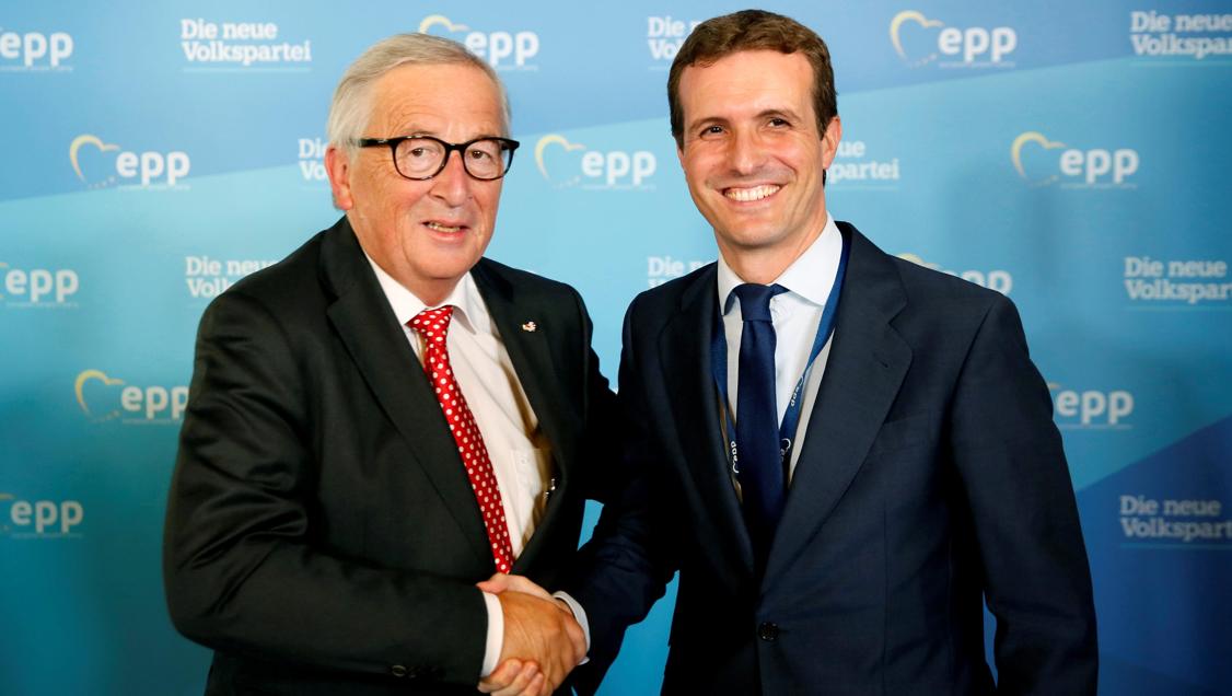 Juncker con Casado