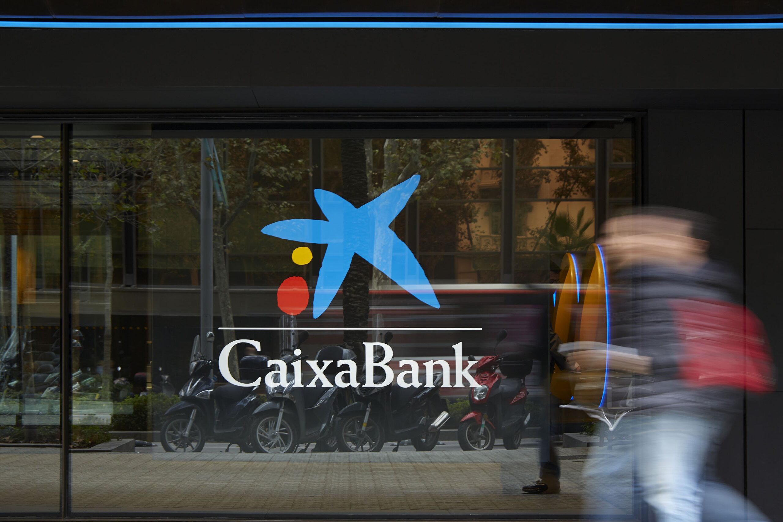 Panell d’oficina de CaixaBank
