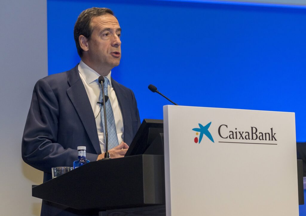 El consejero delegado de CaixaBank, Gonzalo Gortázar.