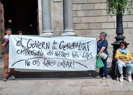 acció encausades Parlament a la Generalitat