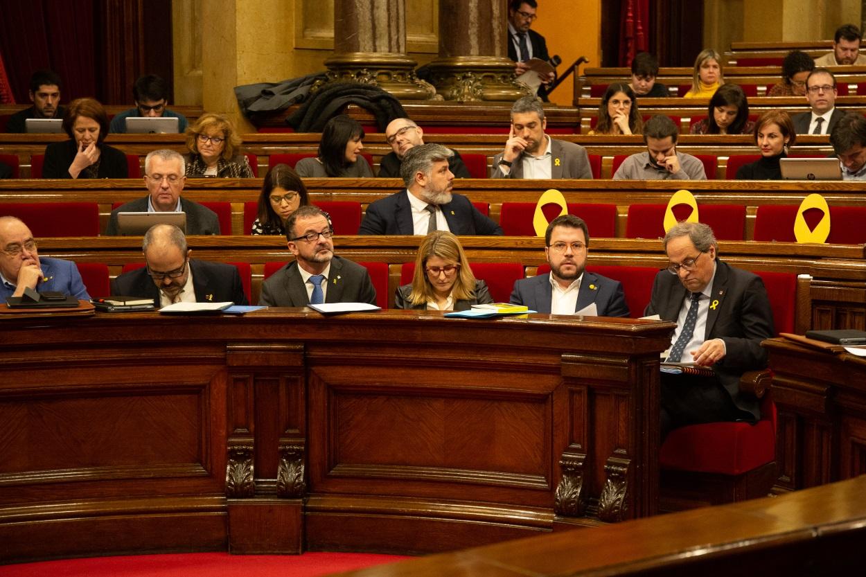 Pere Aragonés, vicepresidente económico del gobierno en el Parlament