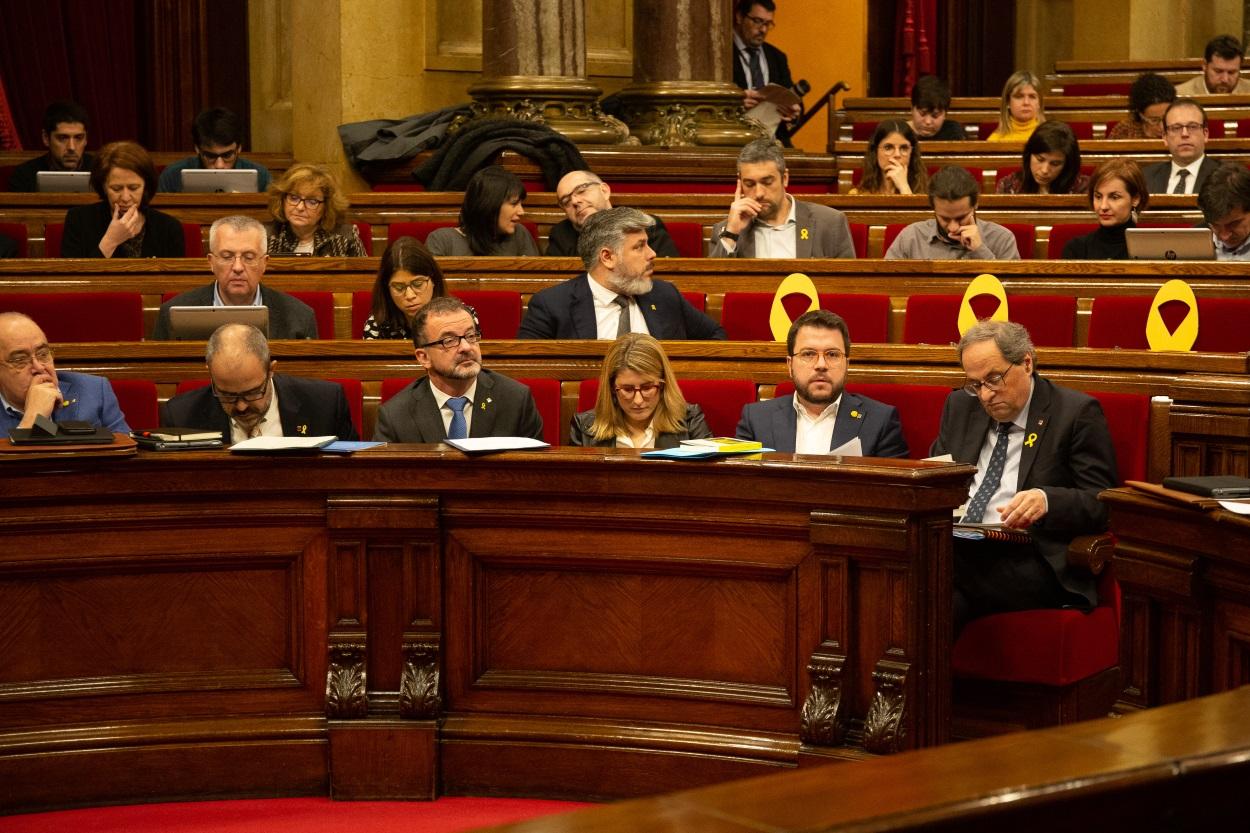 Pere Aragonès, vicepresident econòmic del govern al Parlament