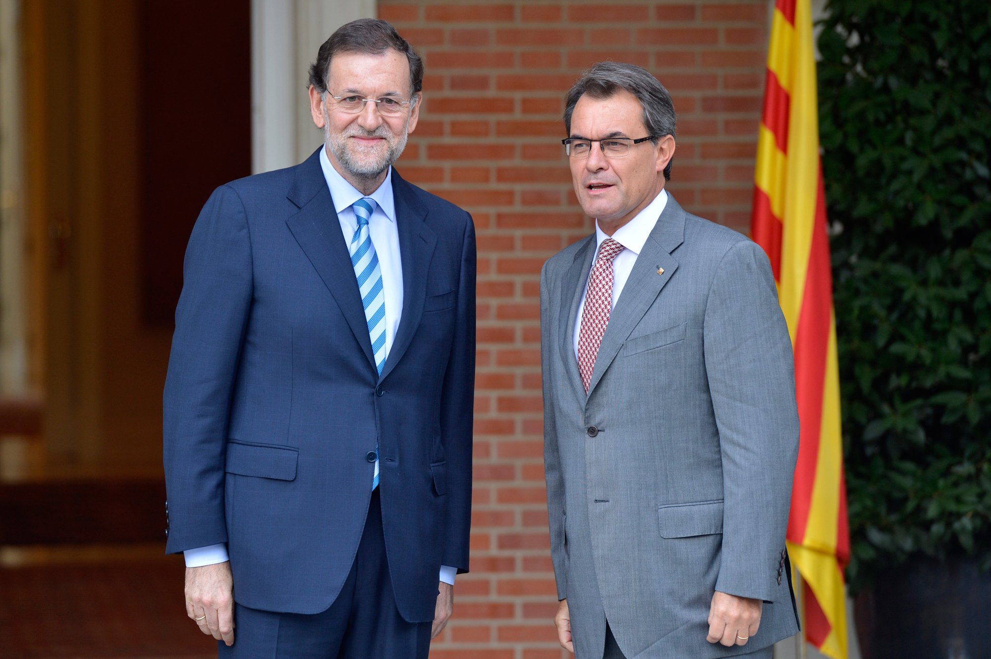 Mariano Rajoy y Artur Mas