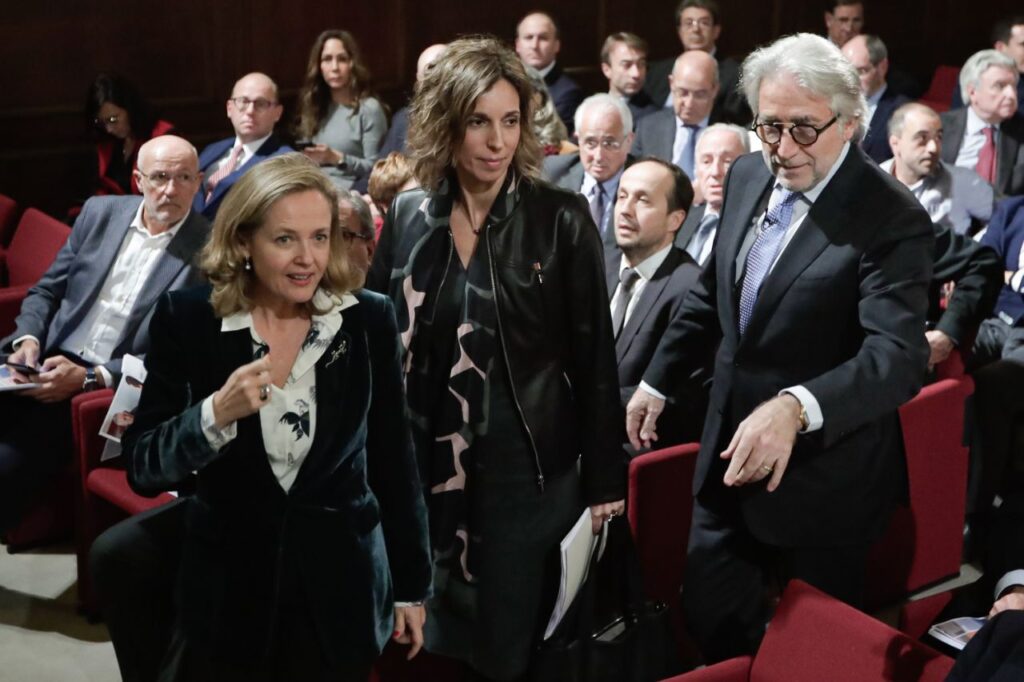 Nadia Calviño i Àngels Chacón