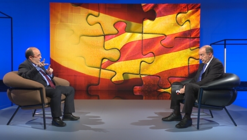 Miquel Iceta, entrevistat per Vicent Sanchis, aquest diumenge 10 d'ago