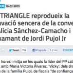Retall de la portada de El Triangle de dimecres