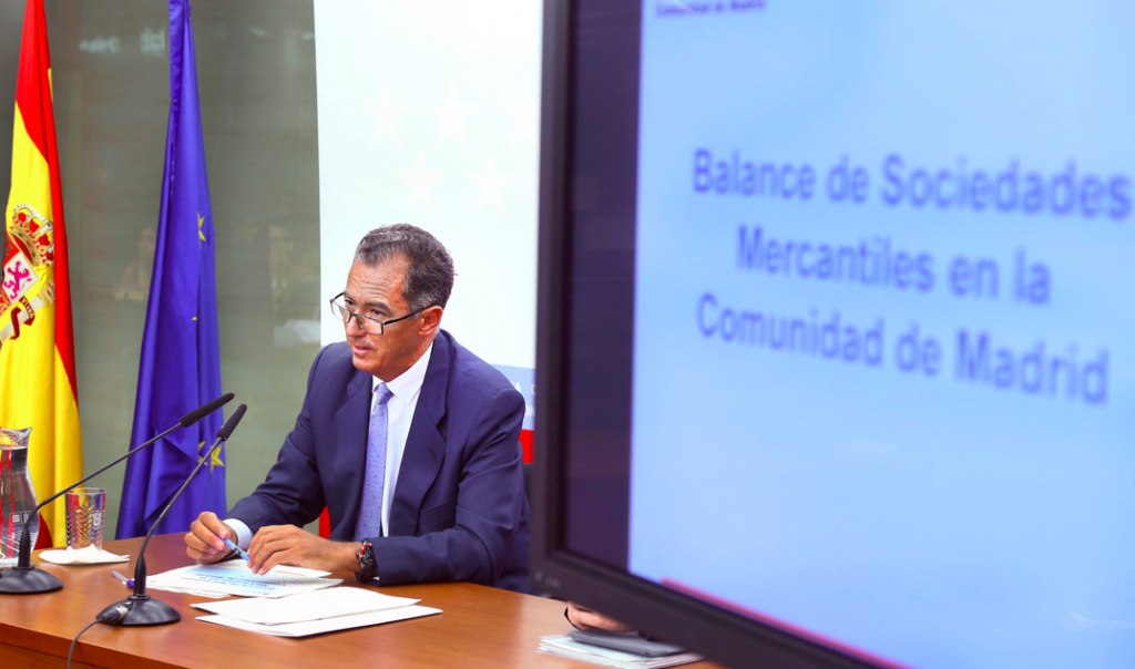 El conseller d'Economia i Hisenda de la comunitat de Madrid, Enrique Osorio