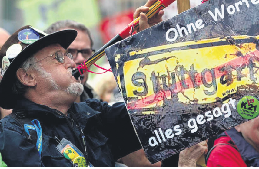 Protesta megaprojecte Stuttgart