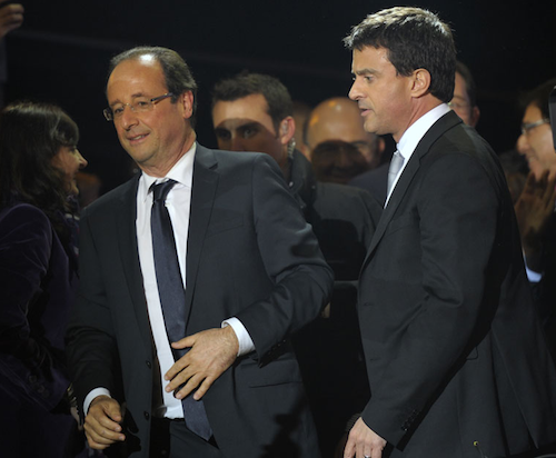 Hollande i Valls