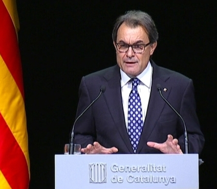 Artur Mas, aquest dimarts a Barcelona