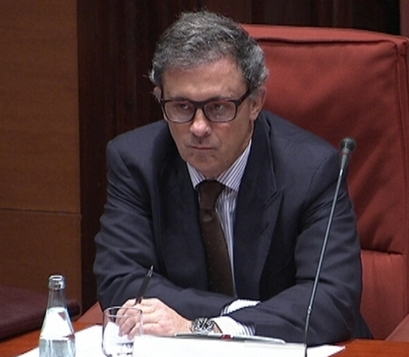 Jordi Pujol Ferrusola en el Parlamento catalán