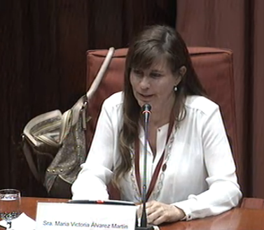 Victoria Álvarez al Parlament