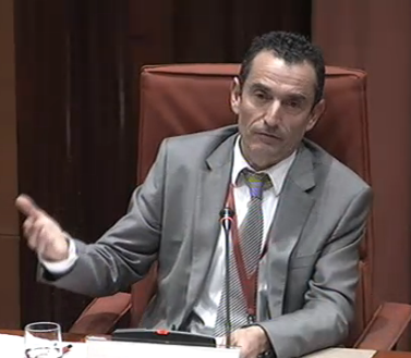 Josep Mayola al Parlament