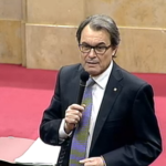 Artur Mas durant la sessió de Control parlamentària