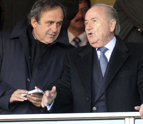 Michel Platini i Joseph Blatter