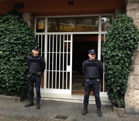 Registres al domicili de Jordi Pujol