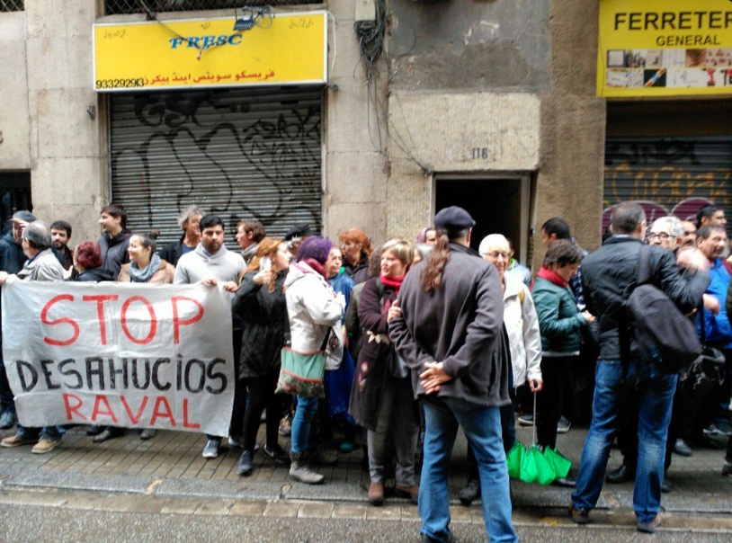 carrer hospital raval desnonament