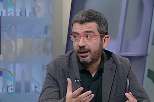 Francesc Sànchez, representant de CDC, a TV3
