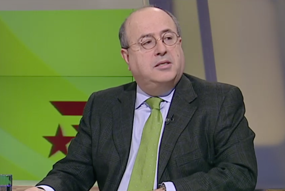 El director de 'El Nacional', José Antich, en una intervención en TV