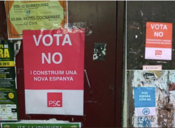 cartells falsos PSC