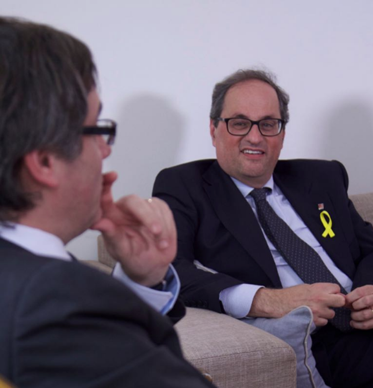 Carles Puigdemont y Quim Torra
