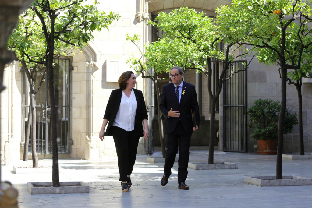 Ada Colau i Quim Torra