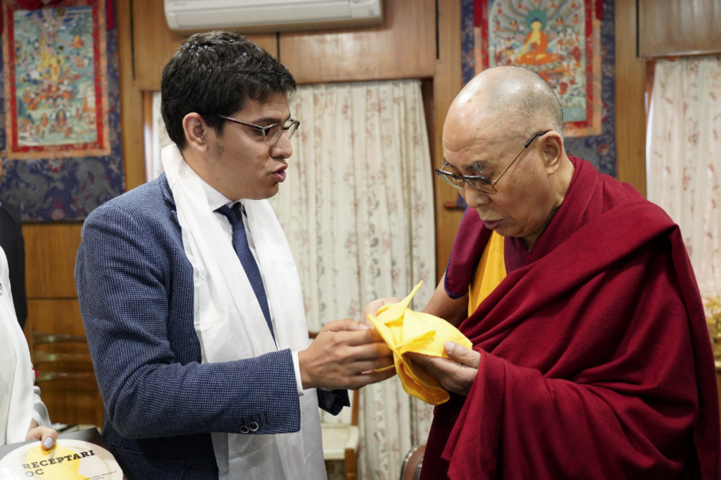 Aleix Sarri i el Dalai-lama