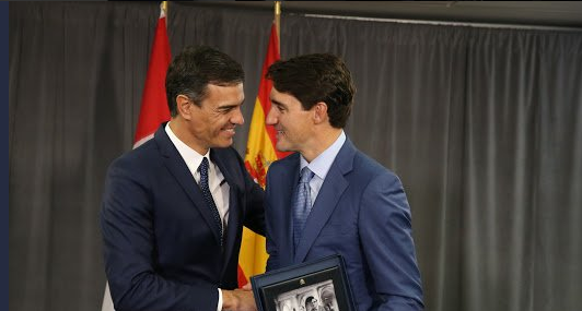 Sánchez y Trudeau