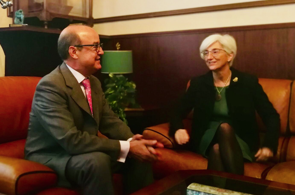 La fiscal general, María José Segarra, reunida amb el president del