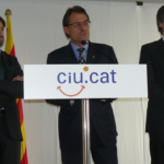 Oriol Pujol, en un acto con Artur Mas y Carles Puigdemont