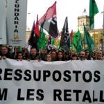 Manifestación contra los recortes