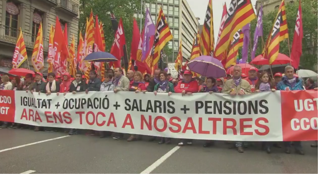 Manifestació sindical