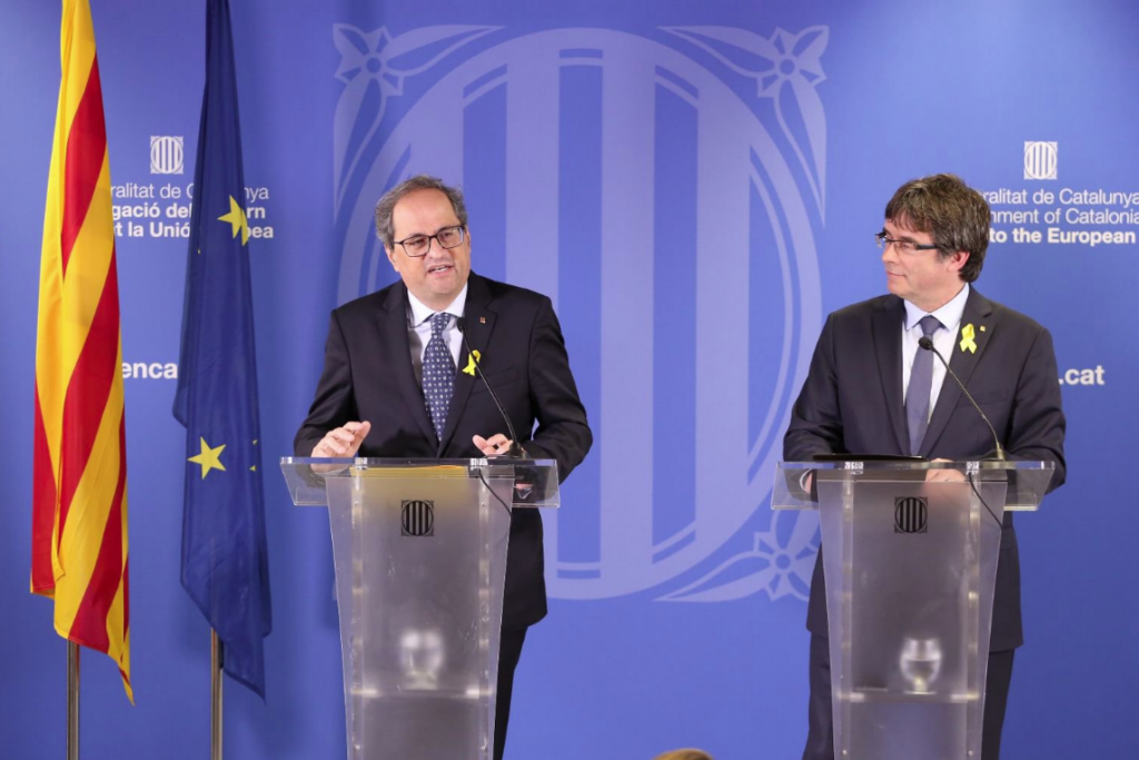 Quim Torra y Carles Puigdemont