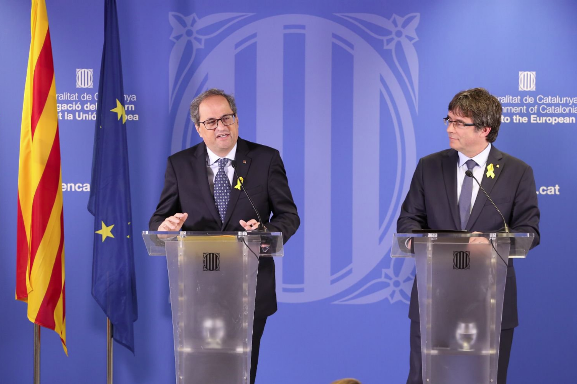 Quim Torra y Carles Puigdemont