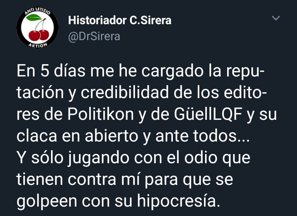 Oriol Güell i Puig, en el punto de mira de los procesistas hiperventilados