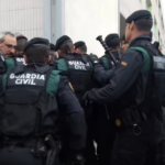 La Guardia Civil, en Sant Joan de Vilatorrada, el 1-O