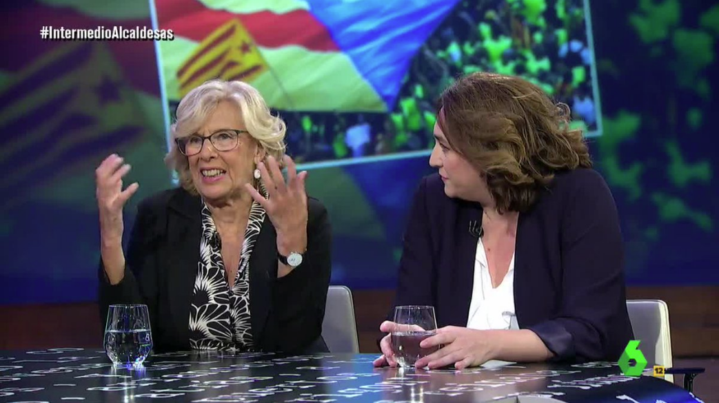 Manuela Carmena y Ada Colau