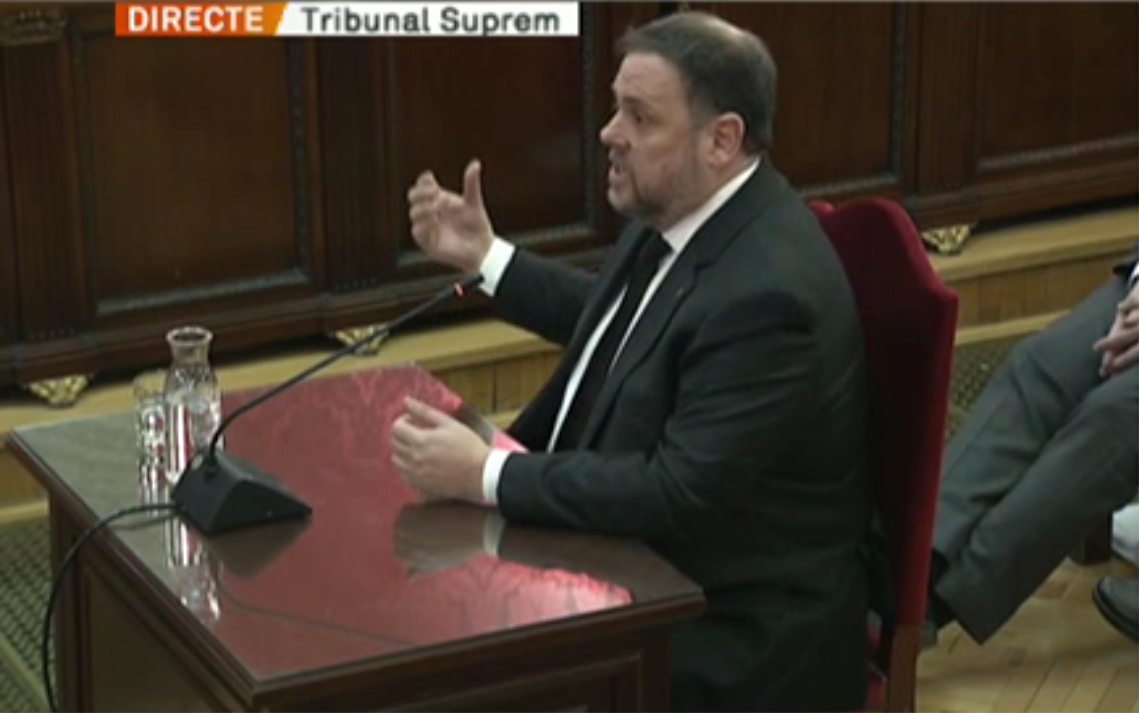 Oriol Junqueras al Tribunal Suprem