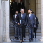 El presidente Quim Torra y el consejero Damià Calvet