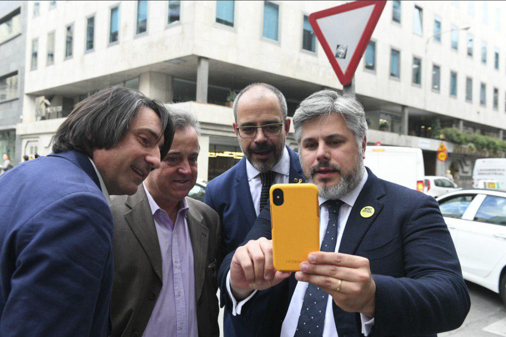 Albert Batet, a Madrid amb el conseller Miquel Buch, aquest dimarts