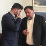 Oriol Junqueras, con Gabriel Rufián