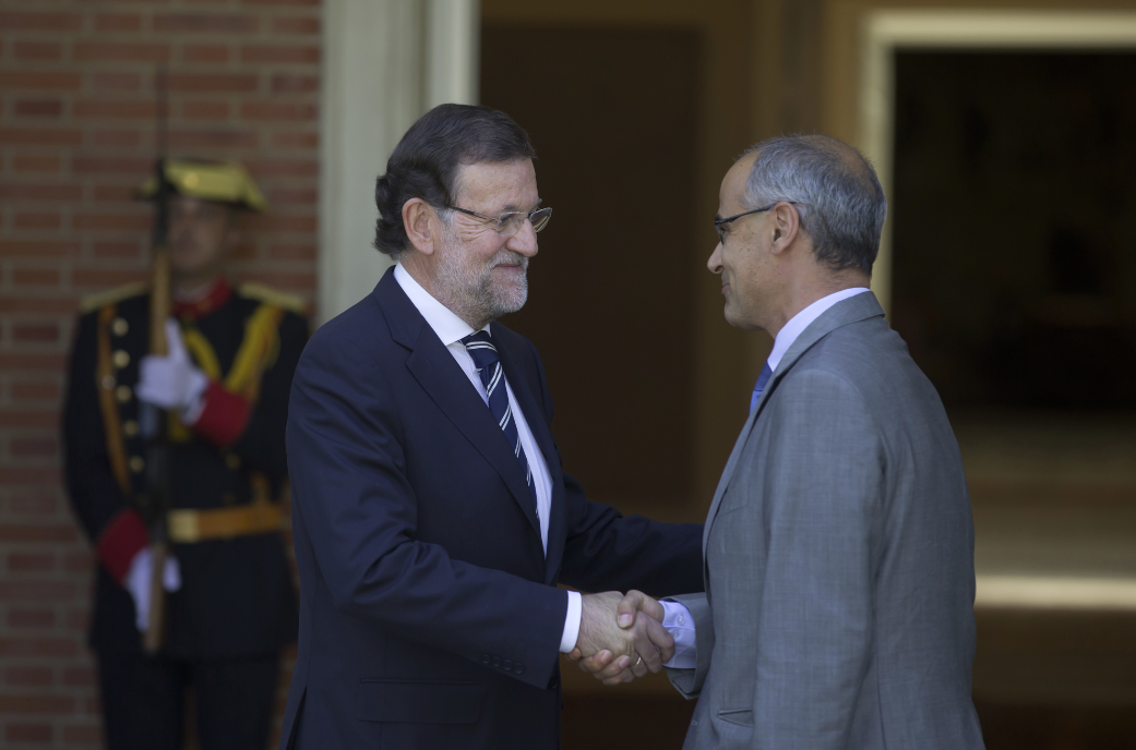 Mariano Rajoy y Toni Martí