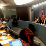 Rueda de prensa conjunta del consejero Buch y la alcaldesa Colau